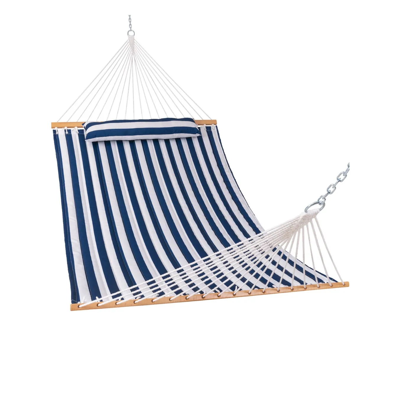 12 FT Large Double Stripes Quilted Hammock