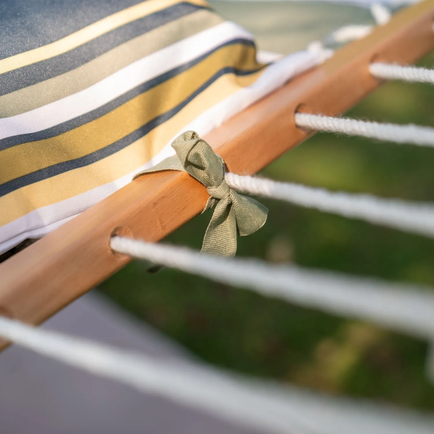 12 FT Large Double Stripes Quilted Hammock