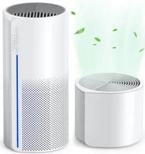 2-in-1 HEPA Air Purifier Humidifier, 3-in-1 Filtration, 7 Colors