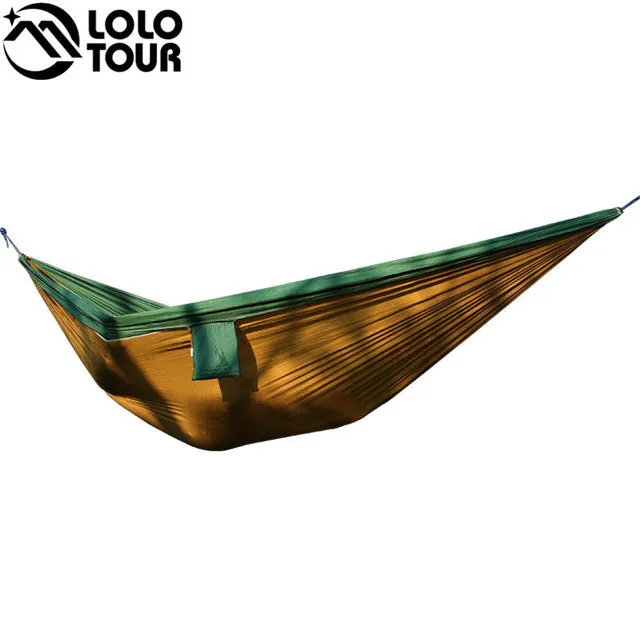 320*200cm Ultra-Large 2-3 People Sleeping Parachute Hammock Chair Hamak Garden Swing Hanging Outdoor  Hamacas Camping 125*78''