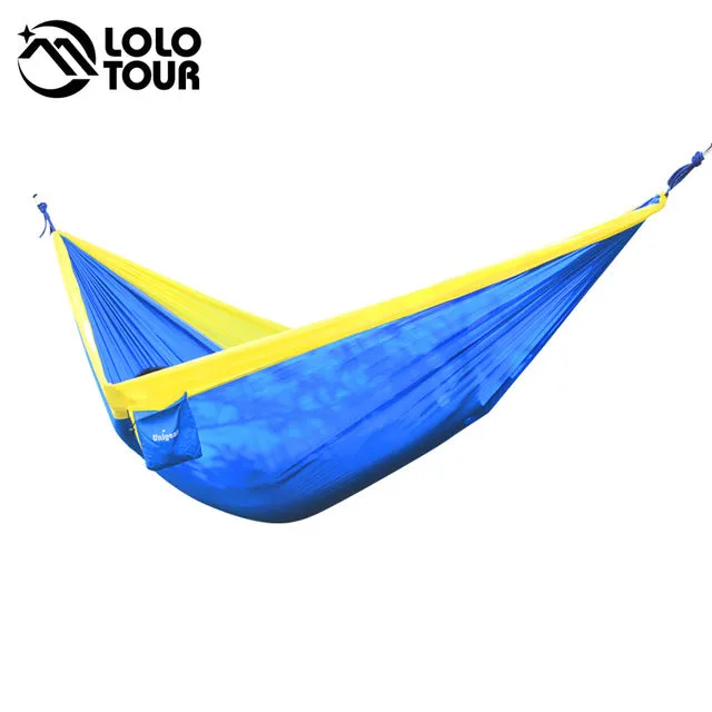 320*200cm Ultra-Large 2-3 People Sleeping Parachute Hammock Chair Hamak Garden Swing Hanging Outdoor  Hamacas Camping 125*78''