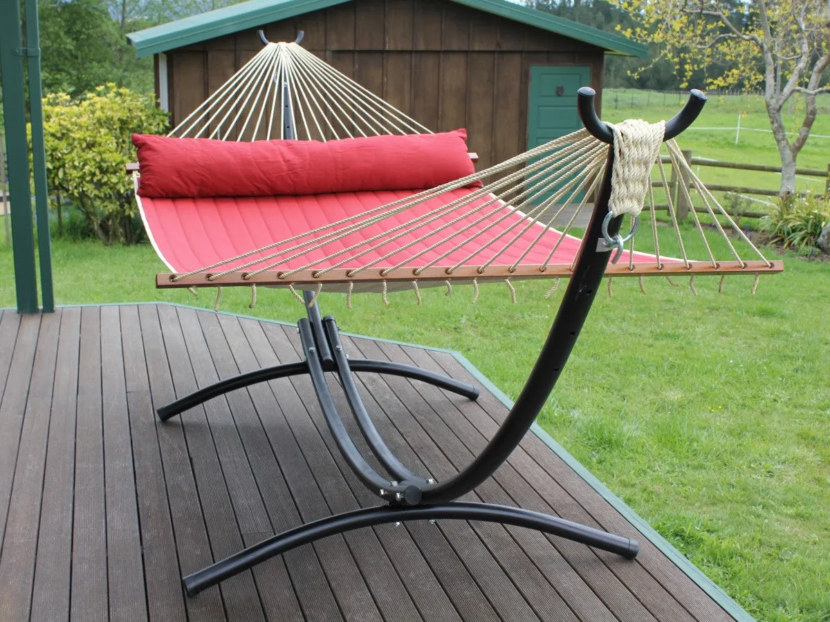 Arc Hammock Stand and King Spreader Bar Hammock