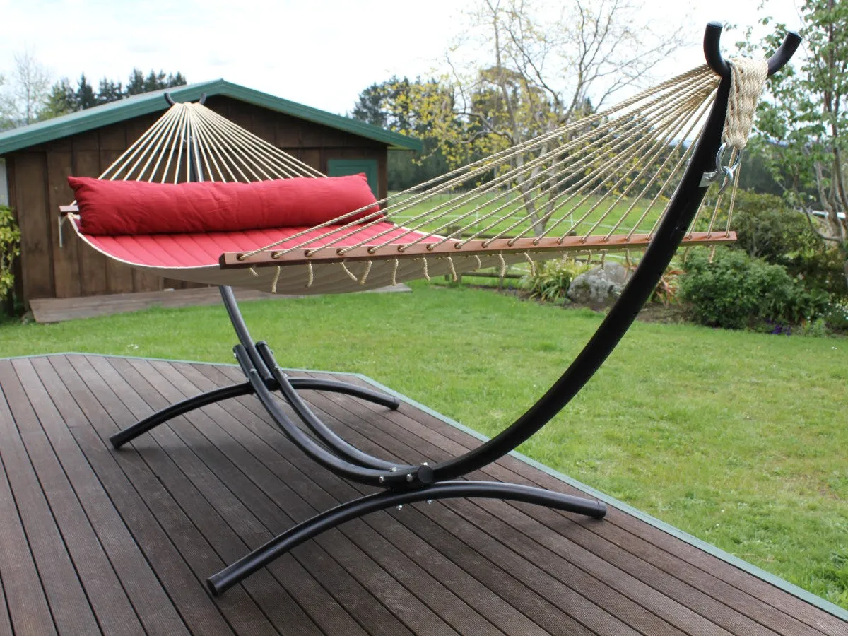 Arc Hammock Stand and King Spreader Bar Hammock