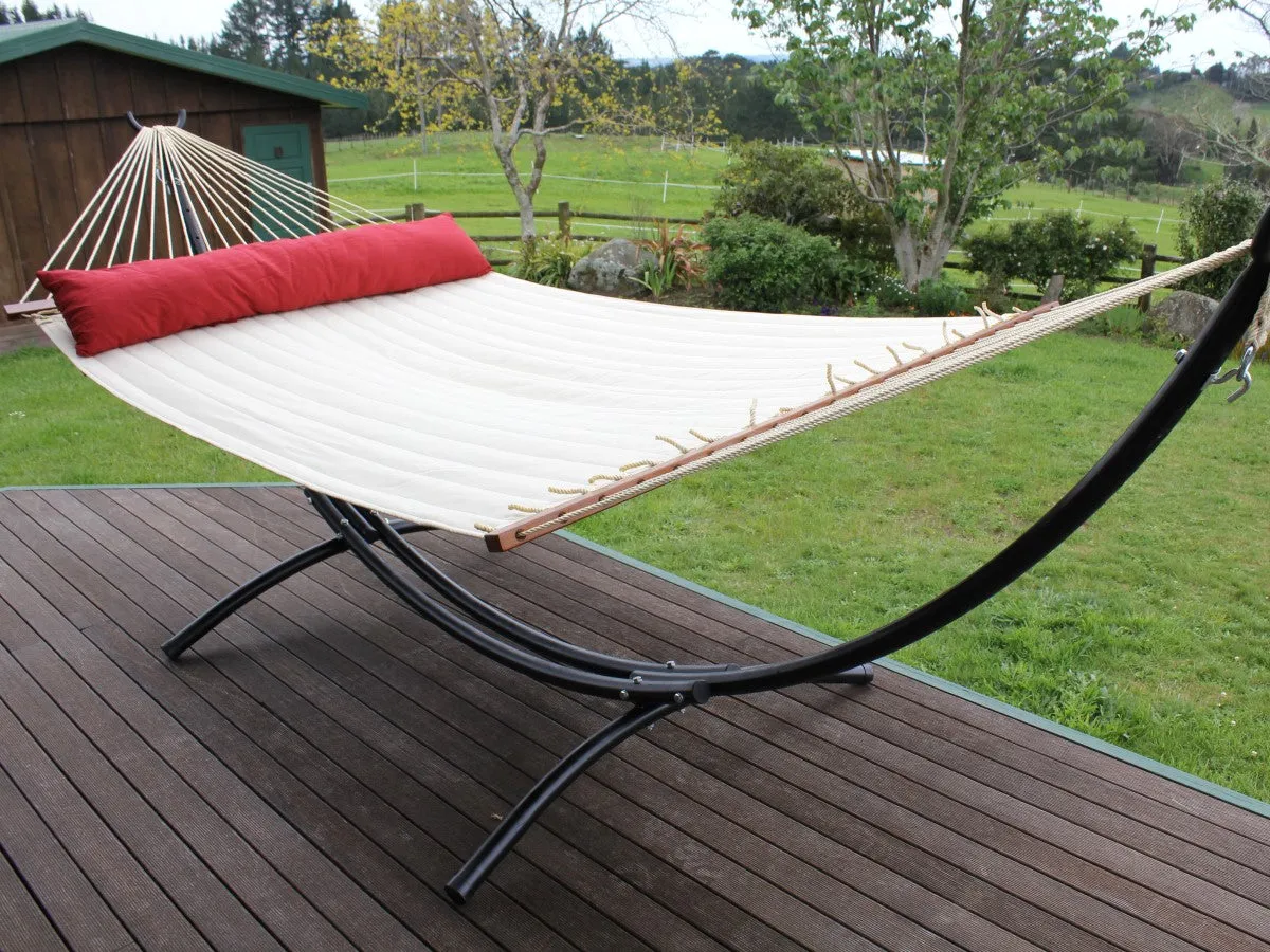 Arc Hammock Stand and King Spreader Bar Hammock