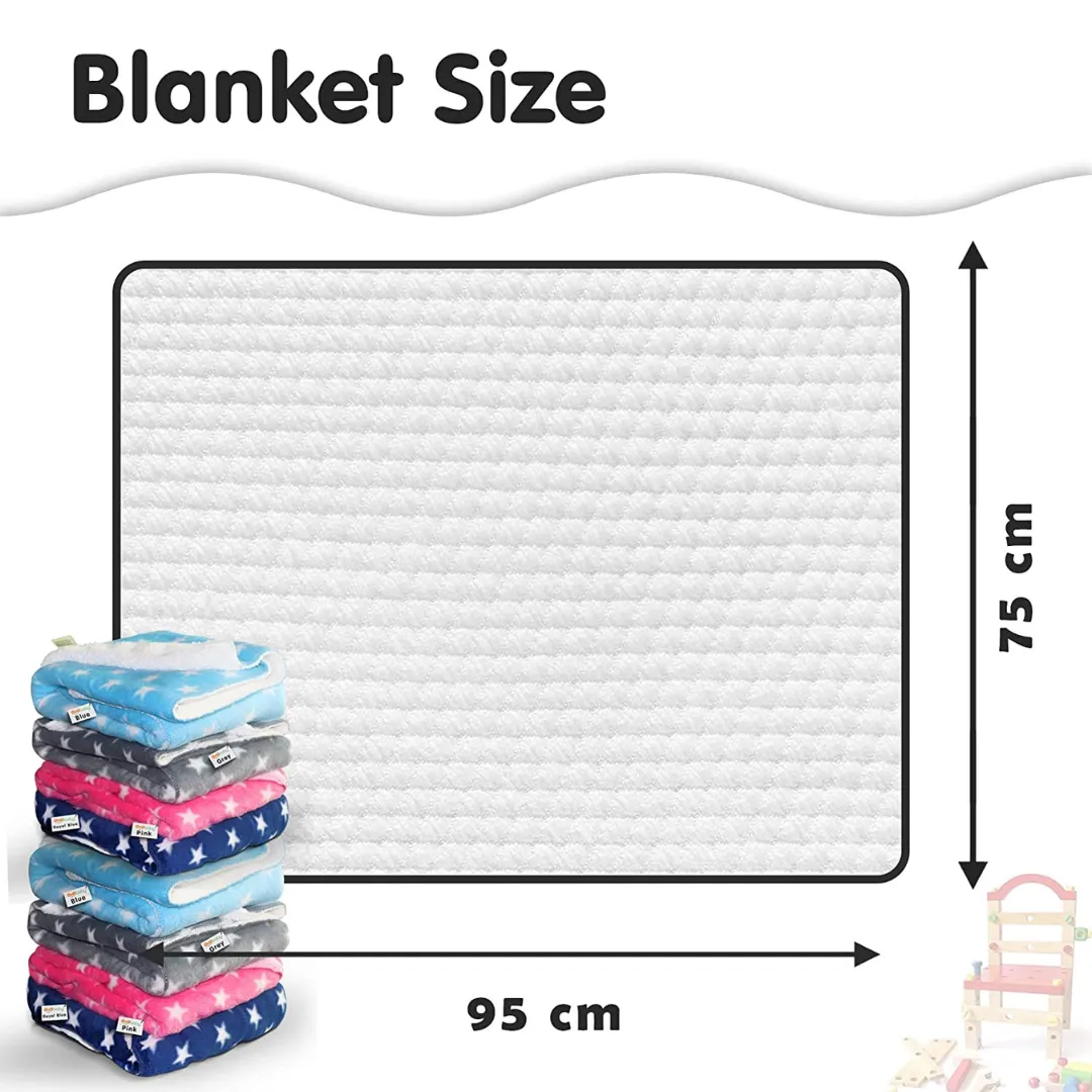 Baby Blanket, Safety Wrap and Sleeping Blanket for New Born, Pink