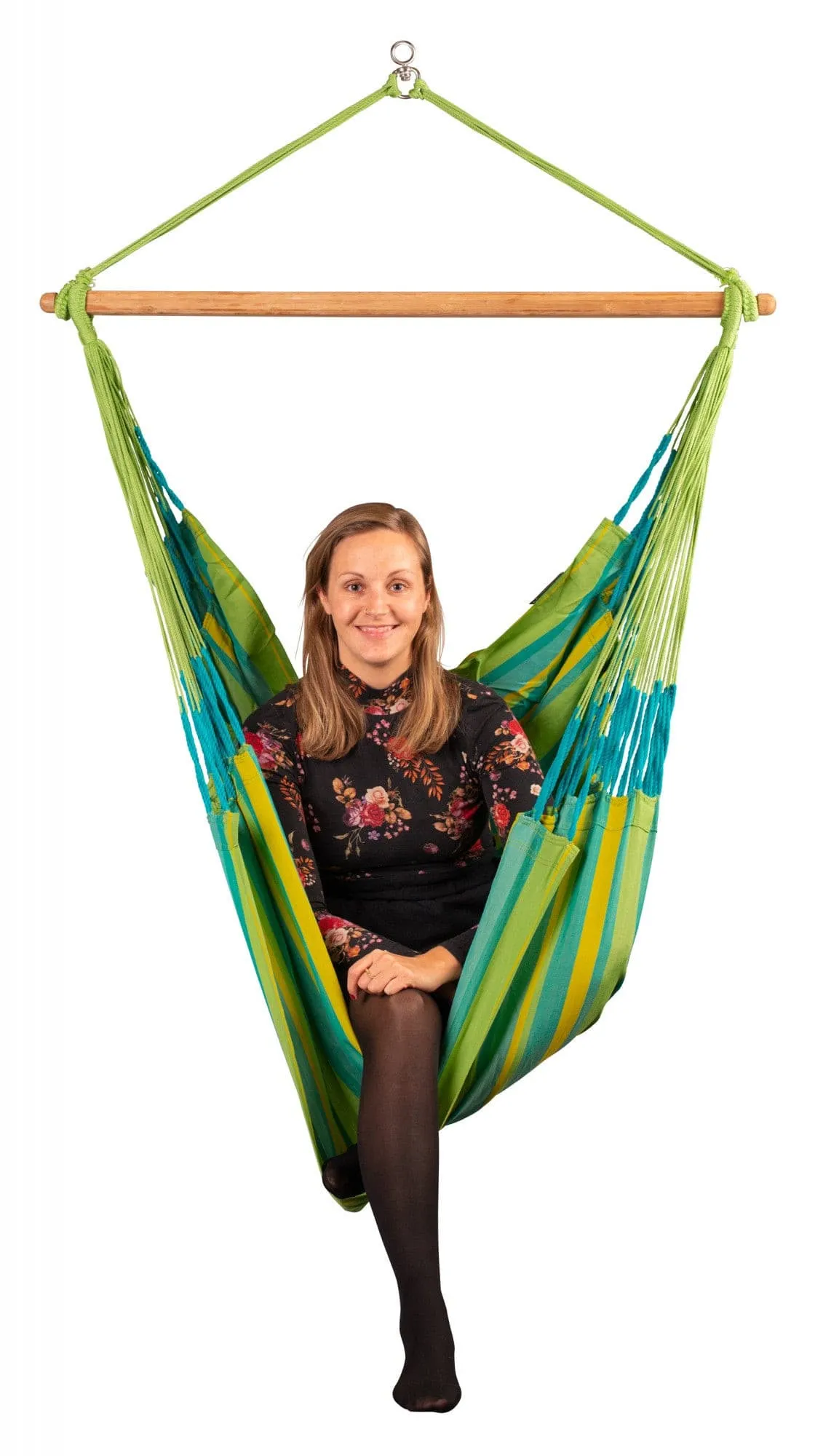 Domingo Lime - Weather-Resistant Comfort Hammock Chair