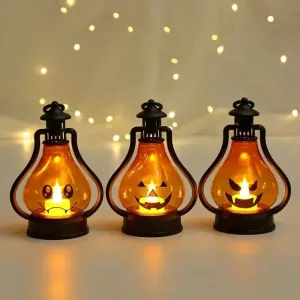 Halloween Portable LED Pumpkin Lantern