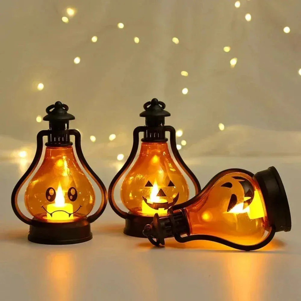 Halloween Portable LED Pumpkin Lantern