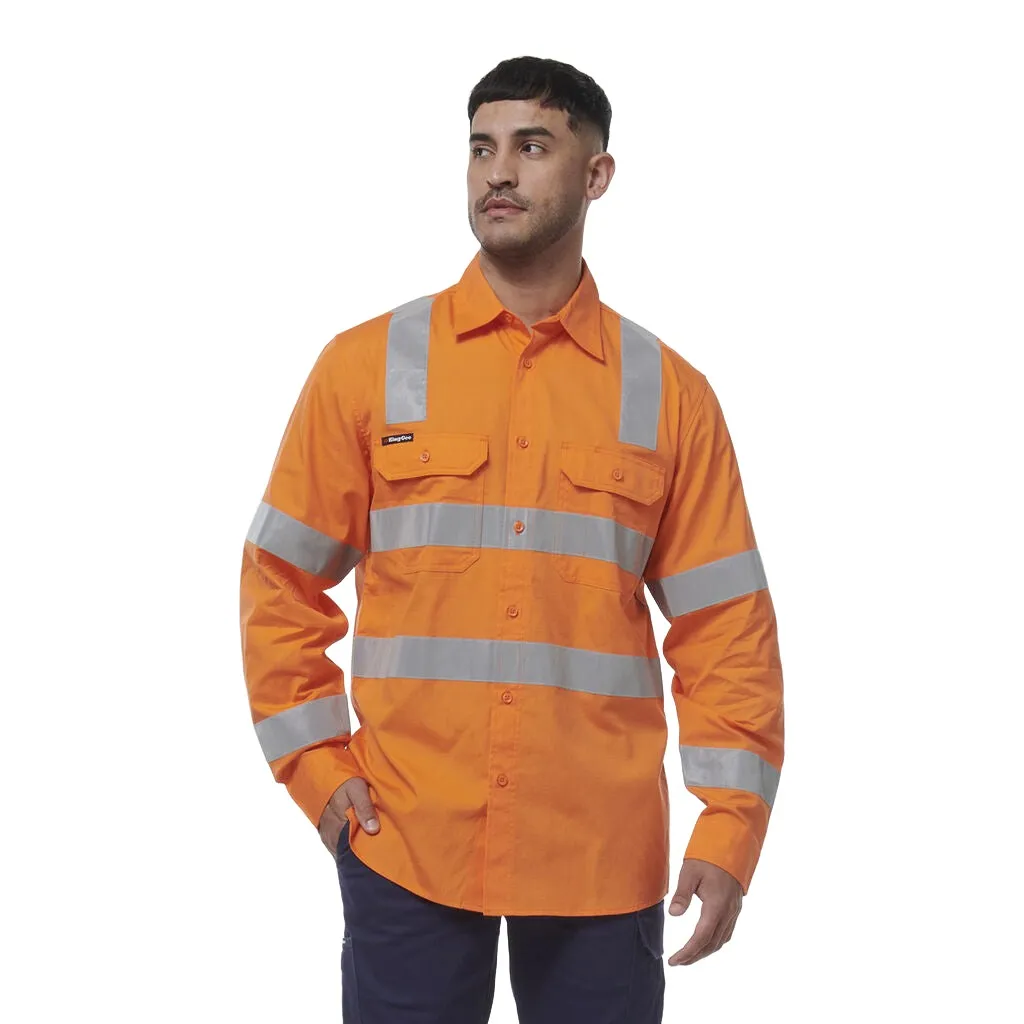 King Gee Workcool Vented VIC Rail Shirt (K54014)