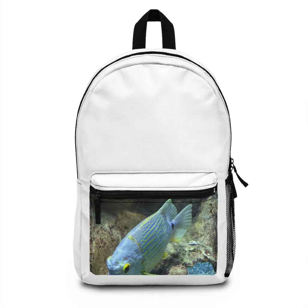 Light Blue Fish Backpack (Made in USA)