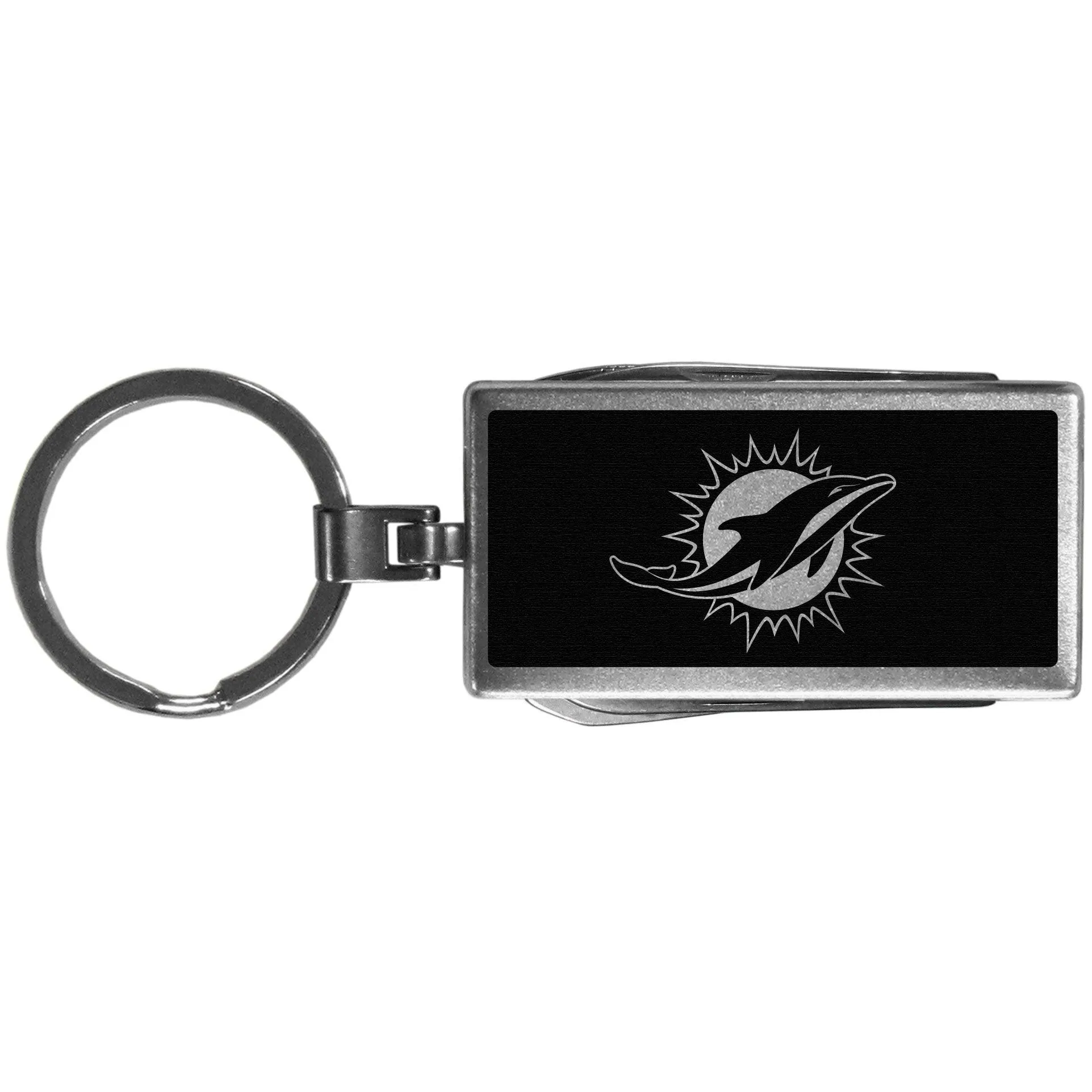 Miami Dolphins Multi-tool Key Chain, Black