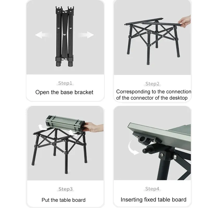 Naturehike Aluminum Alloy Folding Table Outdoor Camping Portable Barbecue Table Camping Picnic Table