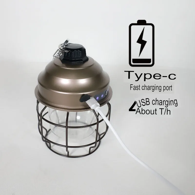 New Outdoor Camping Lamp Portable Lantern Mountain Camping Supplies And Equipment With Carabiner Camping Lamp