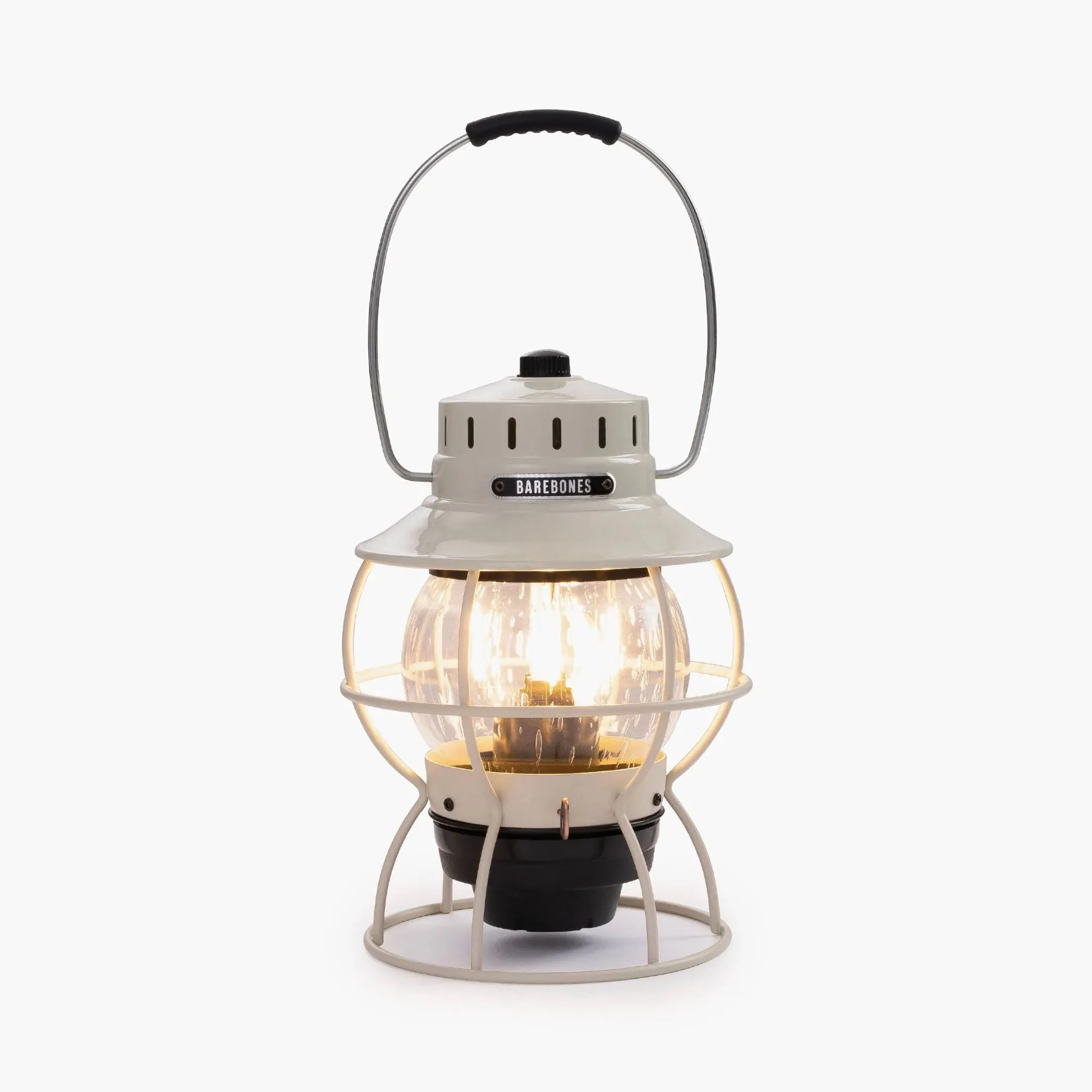 Railroad Lantern - Vintage White