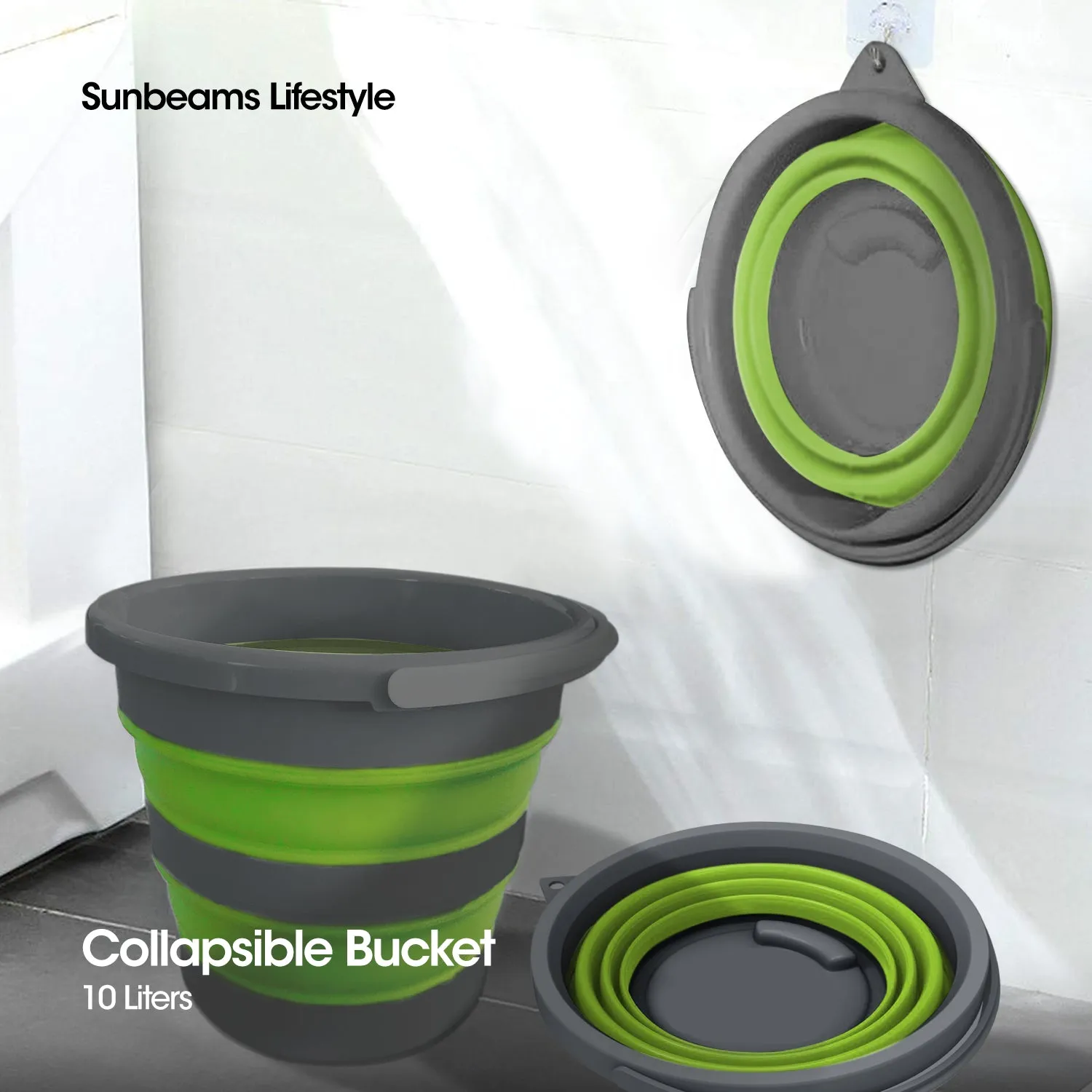 SCRUBZ Premium Collapsible Bucket Storage 10L