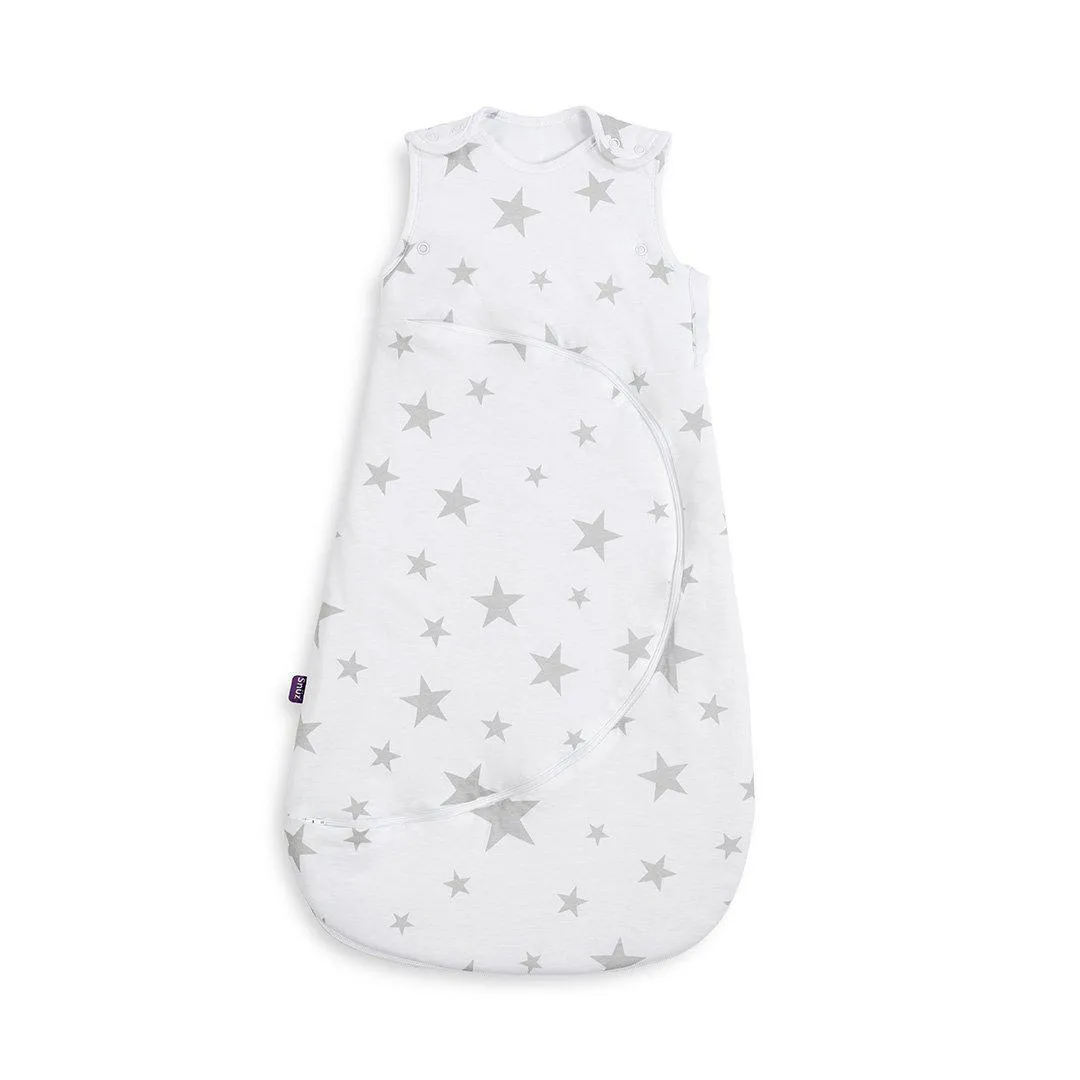 SnuzPouch Sleeping Bag - Grey Stars - TOG 2.5