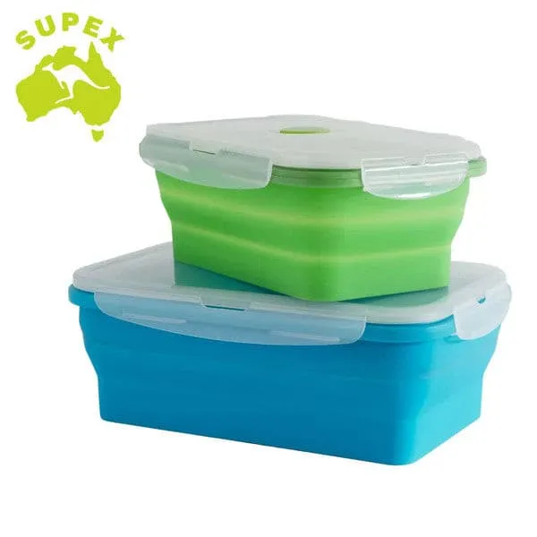 Supex Collapsible 2 Pack Containers