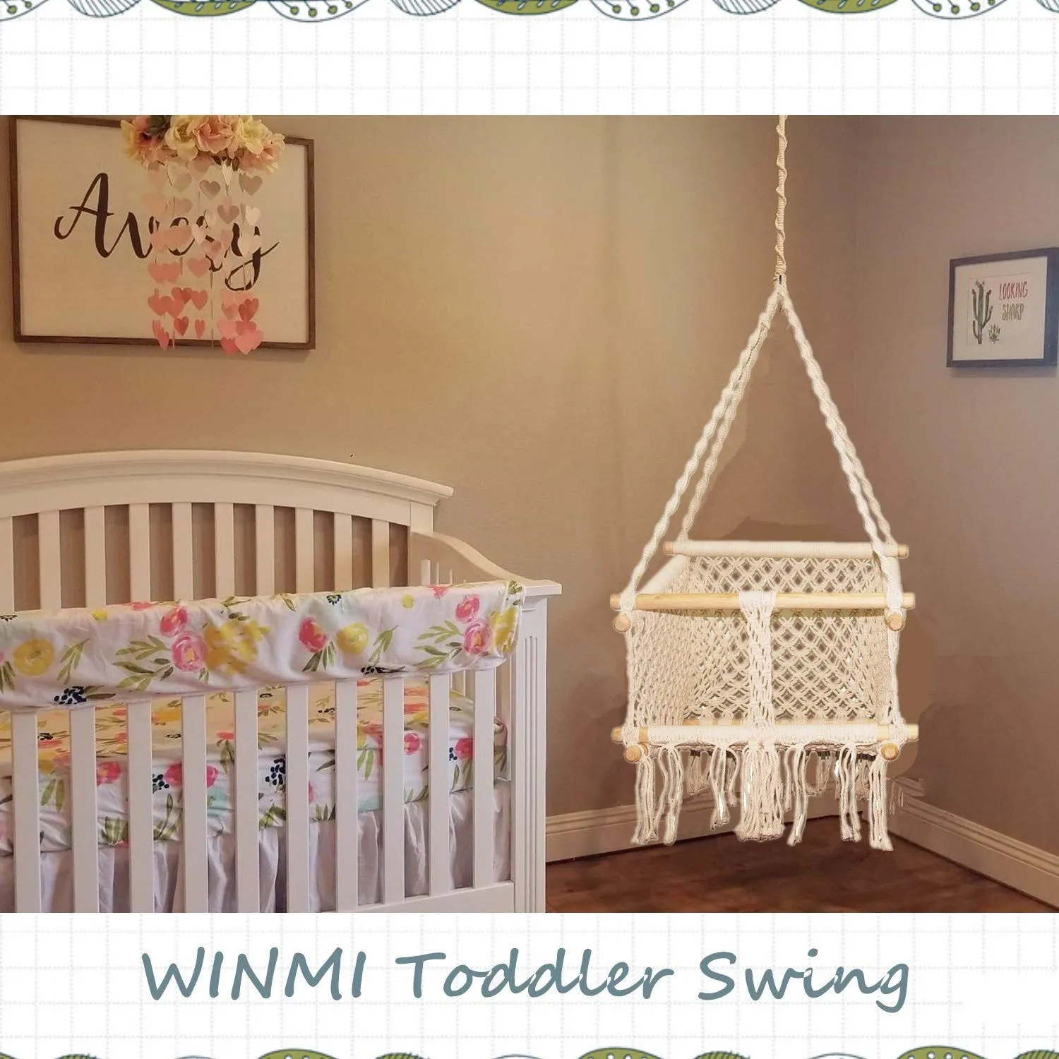 Toddler Children Hanging Chair -Winmi