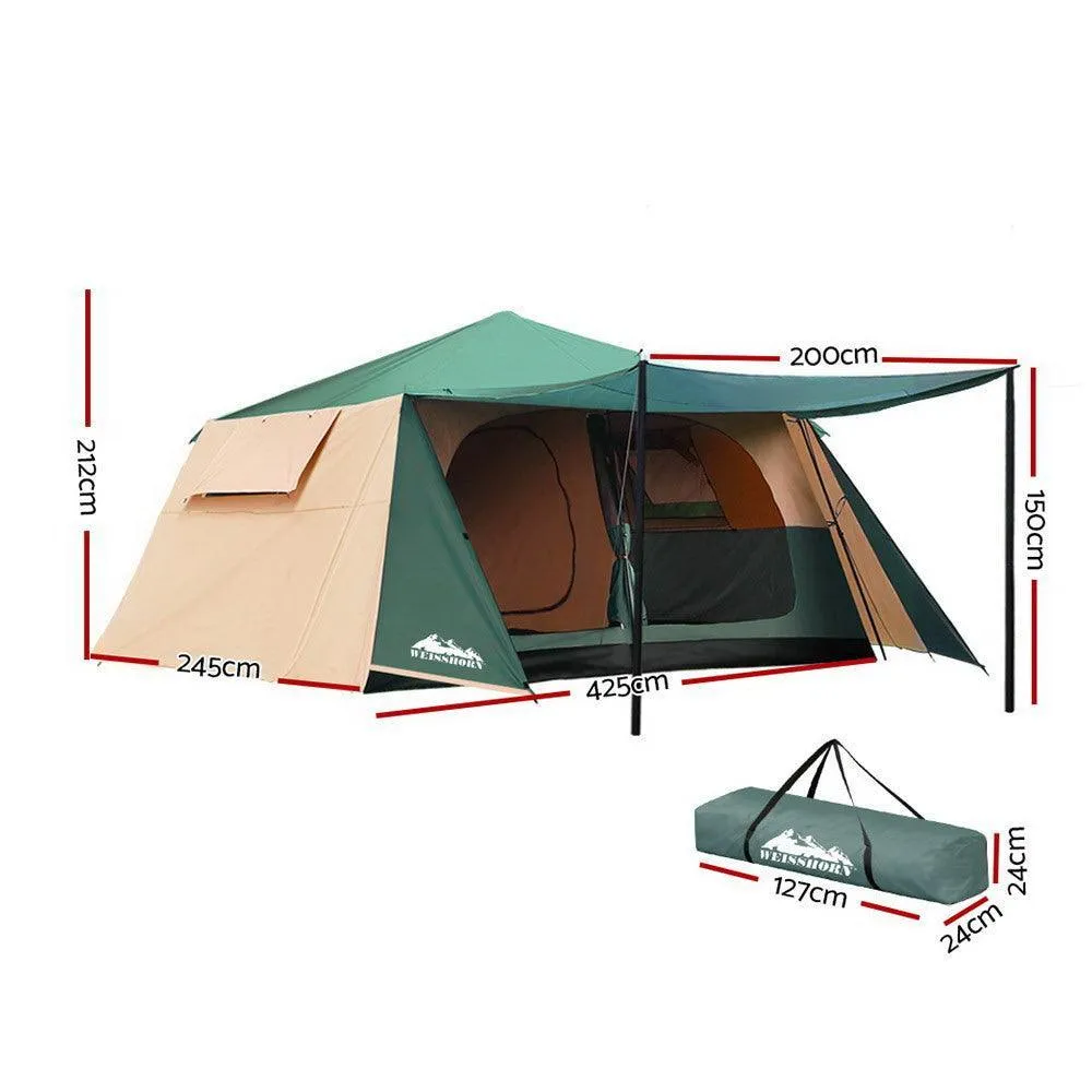 Weisshorn Instant Up 8 Person Family Camping Dome Tent