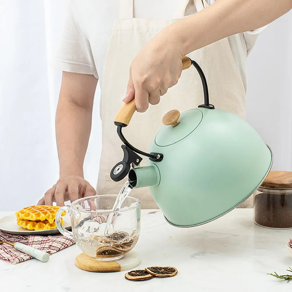 Whistle Tea Kettle Tea Pot Kitchenware For Gas Stove Induction