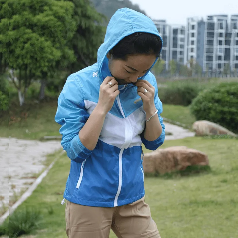 Women's Hiking Lightweight Jacket with Zipper / Waterproof Quick Dry Jacket - SF0007