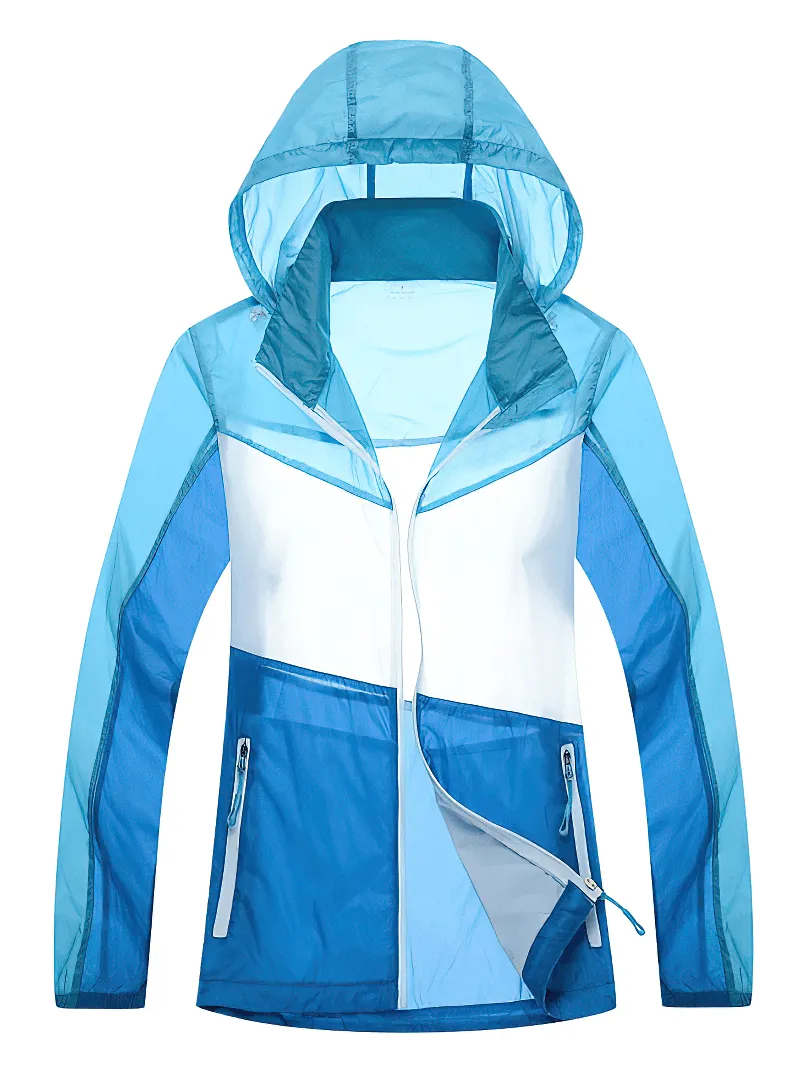 Women's Hiking Lightweight Jacket with Zipper / Waterproof Quick Dry Jacket - SF0007