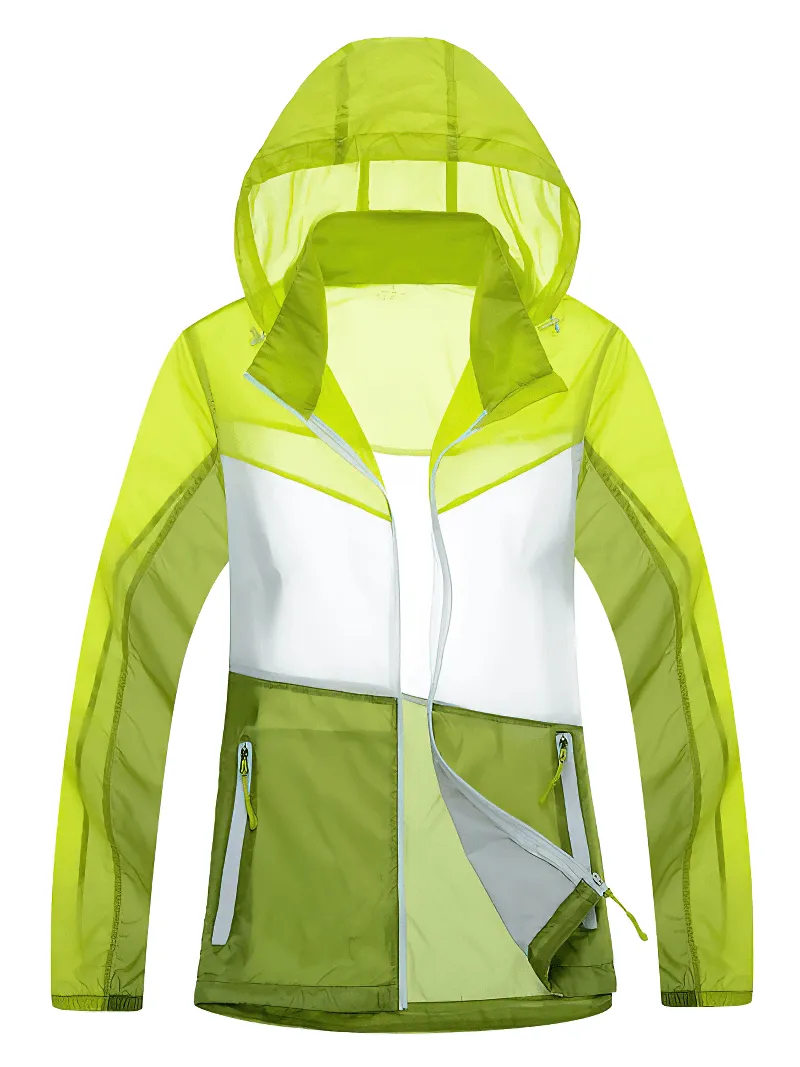 Women's Hiking Lightweight Jacket with Zipper / Waterproof Quick Dry Jacket - SF0007