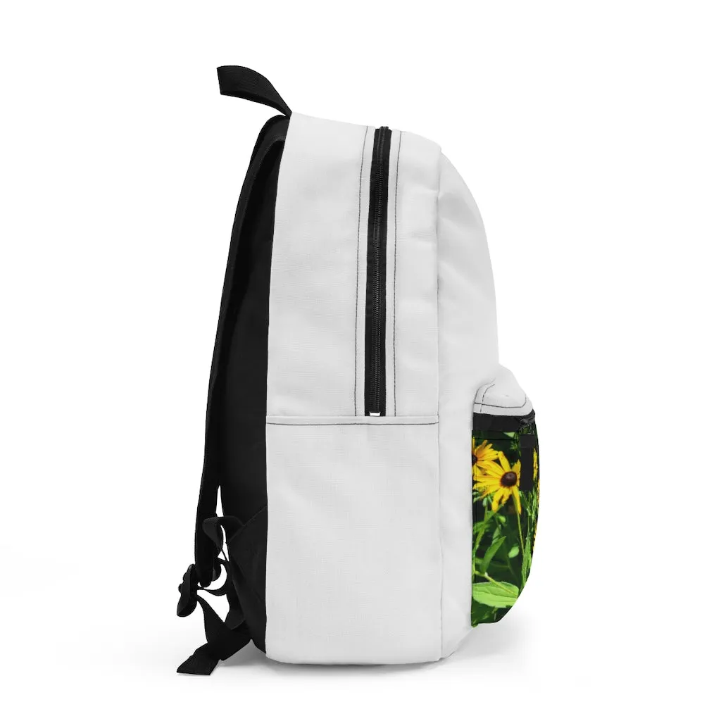 Yellow Flowers Backpack (Made in USA)