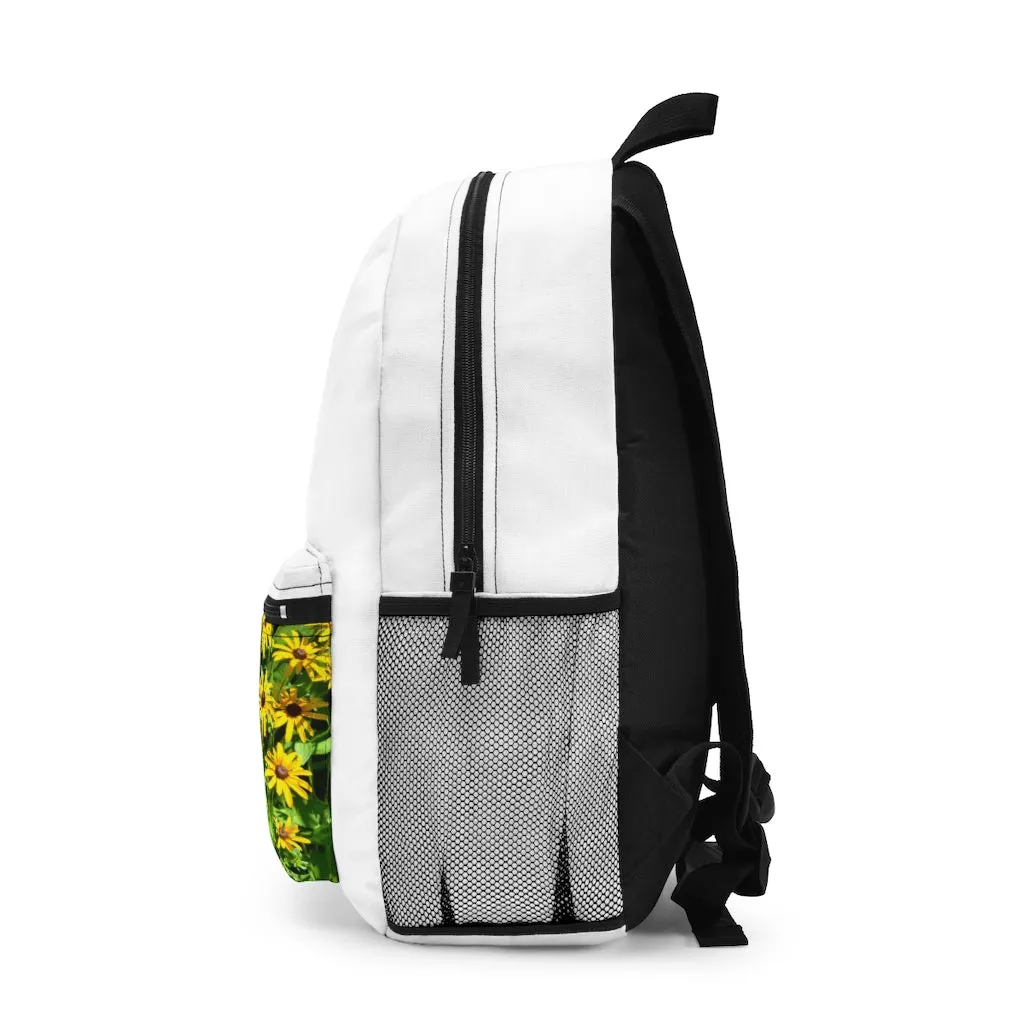 Yellow Flowers Backpack (Made in USA)